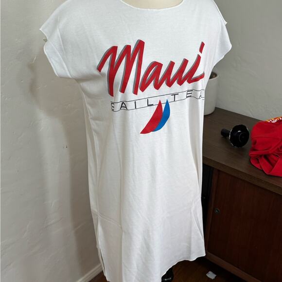 Beautiful 80s Vintage Coverup by Pacific Reflections incredible Condition Shirt - Picture 8 of 8